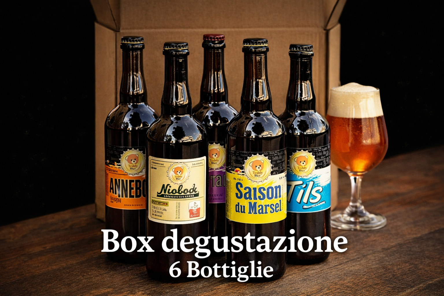 Box Degustazione – Selezione del Birraio (6 bottiglie da 75 cl)